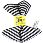 Baby Paper Crinkle Teether - Black/White Stripe