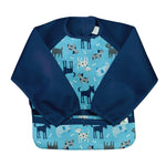 Green Sprouts Snap and Go Long Sleeve Bib - Dogs