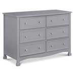 DaVinci Kalani 6-Drawer Double Wide Dresser - Grey