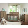 Westwood Hanley Convertible Crib and Double Dresser - Cashew