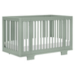 Babyletto Yuzu 8-in-1 Convertible Crib with All-Stages Conversion Kits - Light Sage