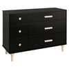 Babyletto Lolly 6-Drawer Double Dresser - Black / Washed Natural - Kid's Stuff Superstore