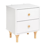 Babyletto Lolly Nightstand with USB Port - White / Natural