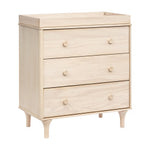 Babyletto Lolly 3-Drawer Dresser with Changing Tray - Washed Natural
