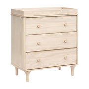 Babyletto Lolly 3-Drawer Dresser with Changing Tray - Washed Natural - Kid's Stuff Superstore