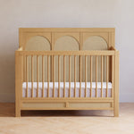 Namesake Eloise 4-in-1 Convertible Crib - Honey and Performance Sand Eco-Weave