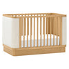 Babyletto Bondi Boucle 4-in-1 Convertible Crib - Honey with Ivory Boucle - Kid's Stuff Superstore