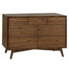Babyletto Palma 7-Drawer Assembled Double Dresser - Natural Walnut - Kid's Stuff Superstore