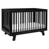 Babyletto Hudson 3-in-1 Convertible Crib with Toddler Conversion Kit - Black - Kid's Stuff Superstore