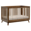 Babyletto Scoot 3-in-1 Convertible Crib with Toddler Conversion Kit - Natural Walnut