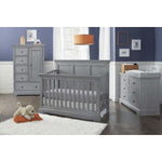 Westwood Hanley Convertible Crib and Double Dresser - Cloud