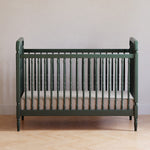 Namesake Liberty 3-in-1 Crib with Toddler Rail - Forest Green