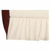 Brixy Percale Bed Skirt - Solid Ecru - Kid's Stuff Superstore