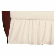 Brixy Percale Bed Skirt - Solid Ecru - Kid's Stuff Superstore