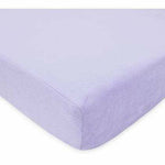 Brixy Chenille Crib Sheet - Lavender