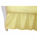 Brixy Percale Bed Skirt - Solid Maize