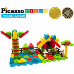 PicassoTiles 100 Piece Theme Building Set
