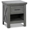 Franklin & Ben Emory Farmhouse Nightstand - Weathered Charcoal - Kid's Stuff Superstore