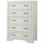 Foundry 5 Drawer Chest - White Dove