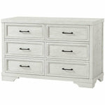 Westwood Foundry 6 Drawer Dresser - White Dove
