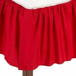 Brixy Percale Bed Skirt - Solid Red