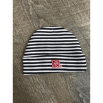 Nebraska Knit Beanie - Black Stripes