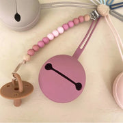 Silicone Pacifier Holder - Blush - Kid's Stuff Superstore