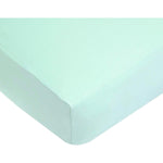 American Baby Company Cotton Jersey Fitted Crib Sheet - Aqua