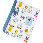 Honey Lemonade Minky Blanket - Monster Friends