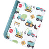 Honey Lemonade Minky Blanket - Construction Trucks