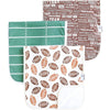 Copper Pearl Premium Baby Burp Cloths 3-Pack - Blitz