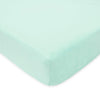 American Baby Company Heavenly Soft Chenille Fitted Crib Sheet - Aqua