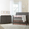 Taylor Convertible Crib & Double Dresser | Dusk - Kid's Stuff Superstore