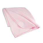 American Baby Company Fleece Blanket with Satin Trim - Pink