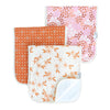 Copper Pearl Premium Baby Burp Cloths 3-Pack - Rue