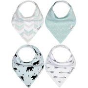 Copper Pearl Baby Bandana Bibs 4 Pack - Archer