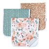 Copper Pearl Premium Baby Burp Cloths 3-Pack - Autumn