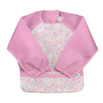 Green Sprouts Snap and Go Long Sleeve Bib - Wild Flowers
