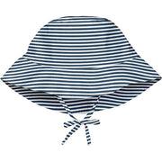 Green Sprout Sun Protection Hat - Navy Striped - 2T-4T - Kid's Stuff Superstore