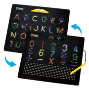 PicassoTiles 12"x10" Magnetic 2-in-1 Upper and Lower Case Drawing Board - Kid's Stuff Superstore
