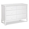 Jenny Lind Spindle 6-Drawer Dresser - White - Kid's Stuff Superstore