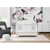 Juliette Convertible Crib with Toddler Rail and Double Dresser with Changing Tray - Bianca White - Kid's Stuff Superstore