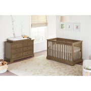 Westwood Hanley Island Crib and Double Dresser - Cashew - Kid's Stuff Superstore