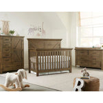 Westwood Westfield Convertible Crib and Double Dresser - Harvest Brown