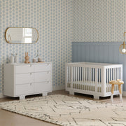 Babyletto Yuzu 8 in 1 Convertible Crib and Double Dresser - White - Kid's Stuff Superstore