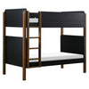 Babyletto TipToe Bunk Bed - Black and Natural Walnut - Kid's Stuff Superstore