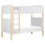 Babyletto TipToe Bunk Bed - White and Washed Natural
