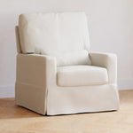 Namesake Crawford Pillowback Comfort Swivel Glider - Performance Cream Eco-Weave