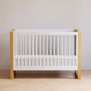 Namesake Nantucket 3-in-1 Convertible Crib with Conversion Kit - Warm White/Honey - Kid's Stuff Superstore