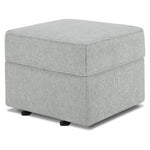 Namesake Willa-Alden Gliding Ottoman - Feathered Grey Weave